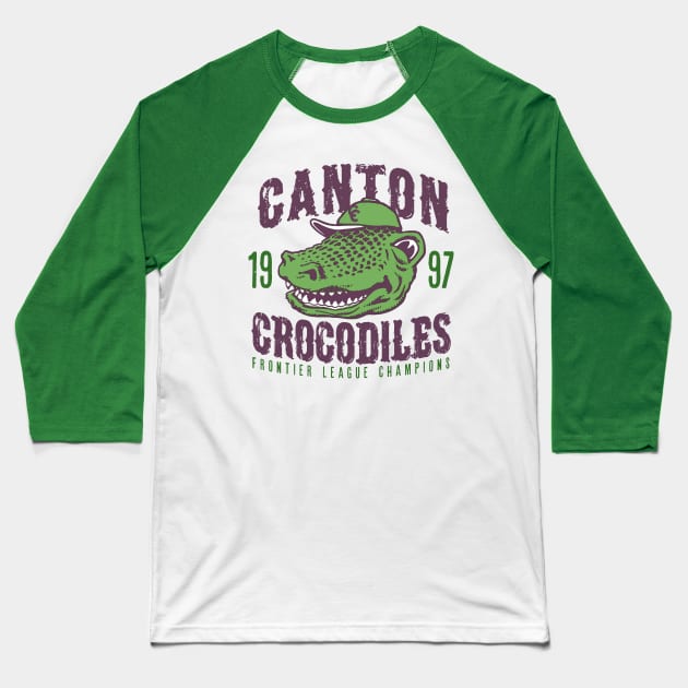 Canton Crocodiles Baseball T-Shirt by MindsparkCreative